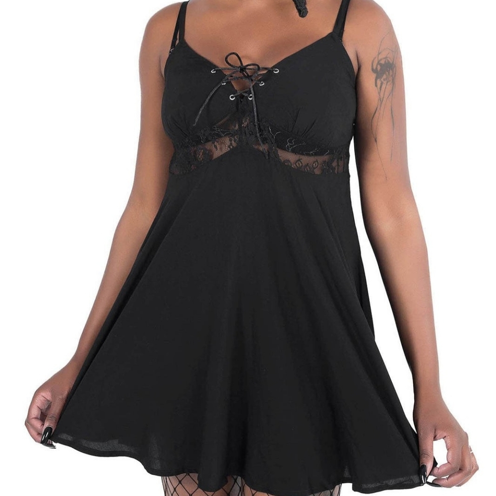 NWT Killstar Eden Sundress, Black, Size XXL